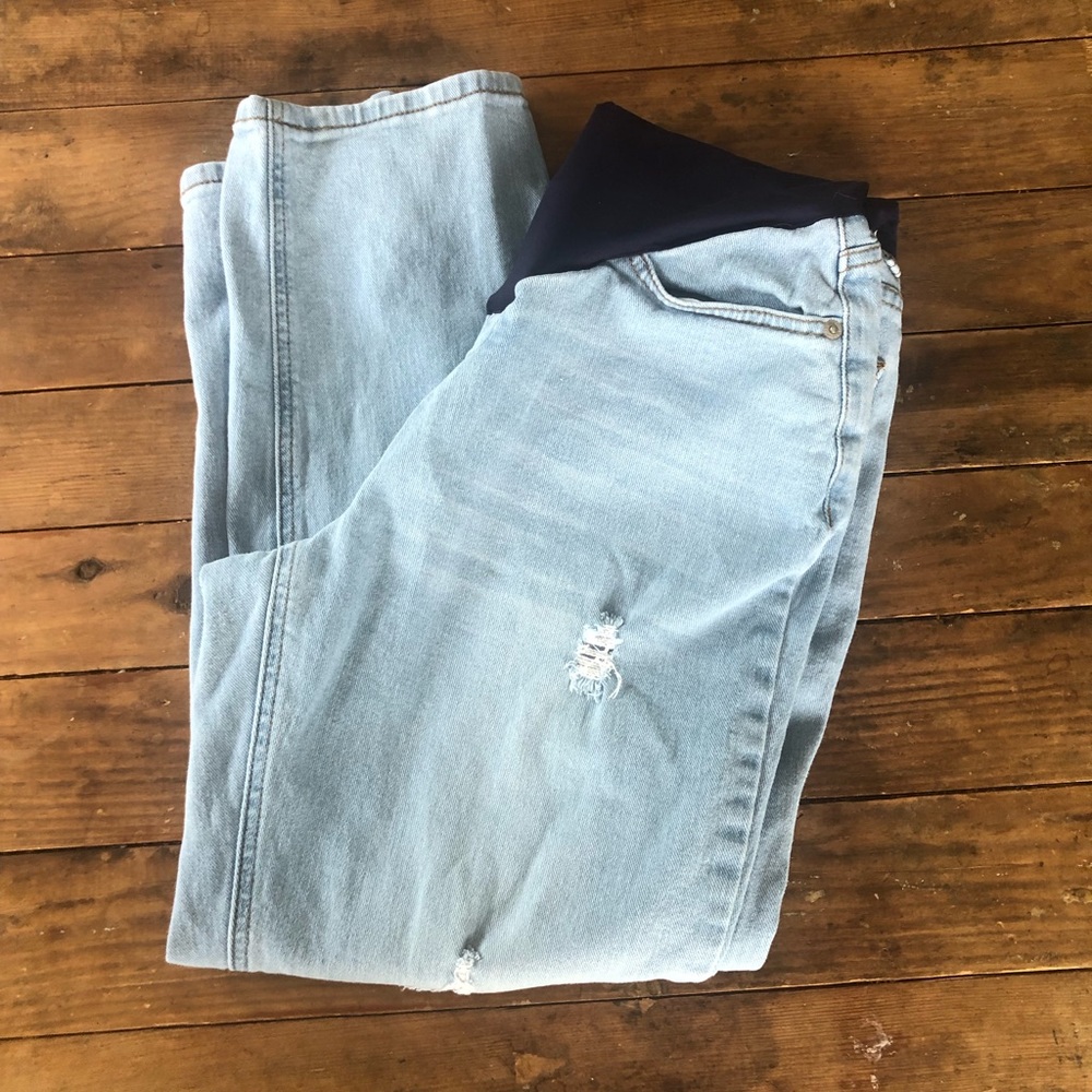 Pink Blush maternity jeans